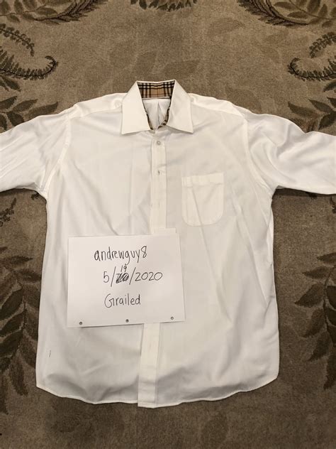 burberry burlison white|burberry button down white.